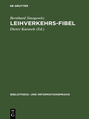 cover image of Leihverkehrs-Fibel